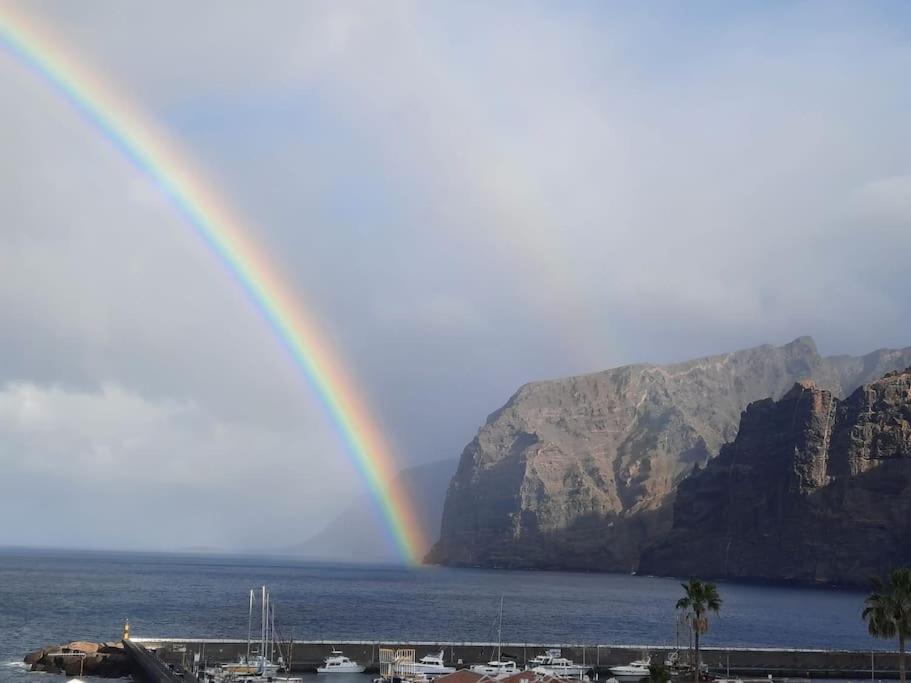 Amazing View Los Gigantes & La Gomera Lägenhet Acantilado de los Gigantes Exteriör bild