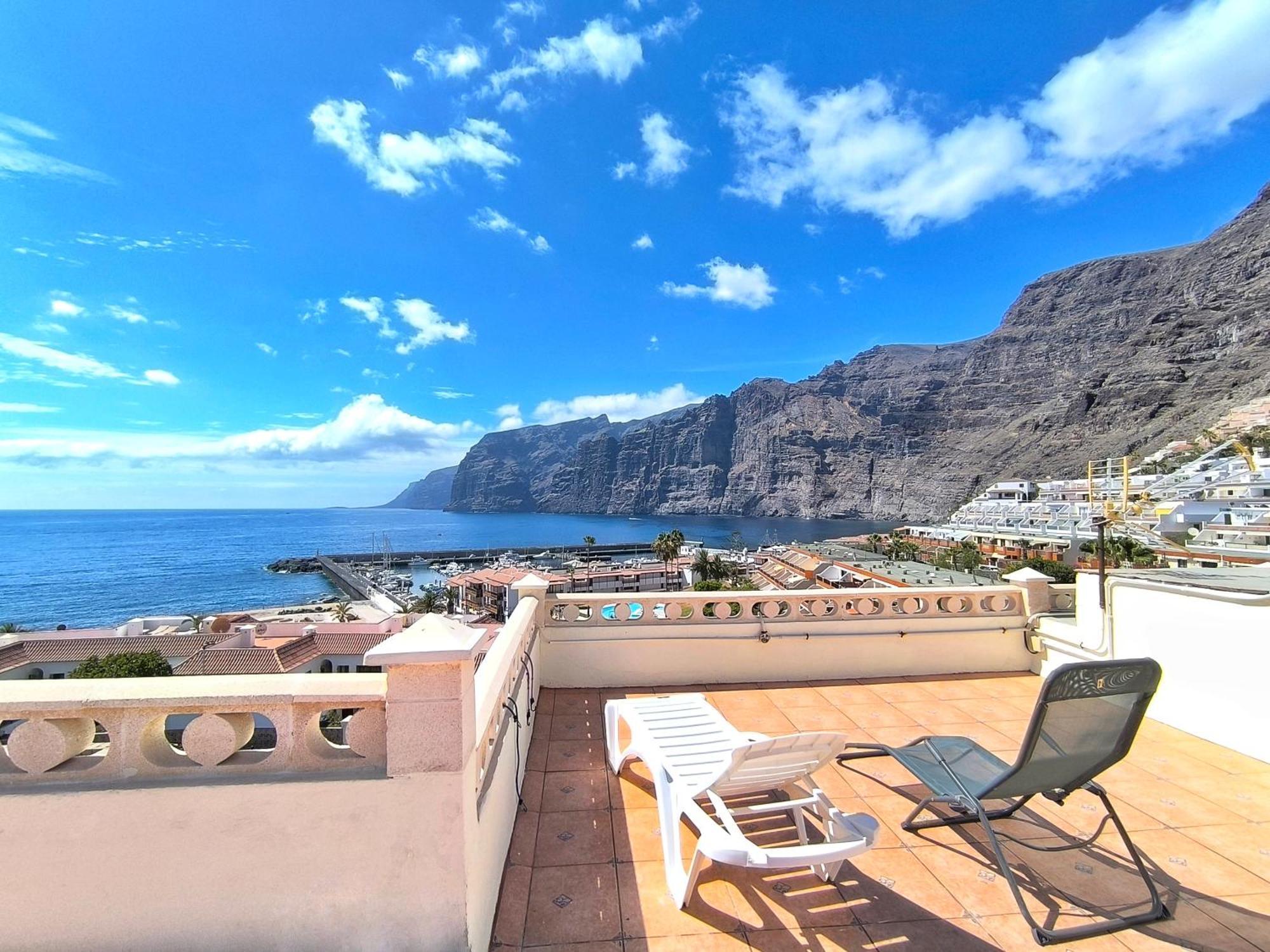 Amazing View Los Gigantes & La Gomera Lägenhet Acantilado de los Gigantes Exteriör bild